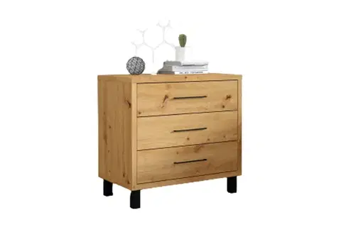 Komody a skrinky DORINA moderná komoda, dub artisan