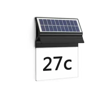 Záhradné lampy Philips - LED Solárne domové číslo ENKARA LED/0,2W/3,7V IP44 872016926546200