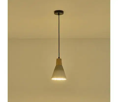 Svietidlá Eurolamp Luster na lanku 1xE27/15W/230V krémová 144-50016