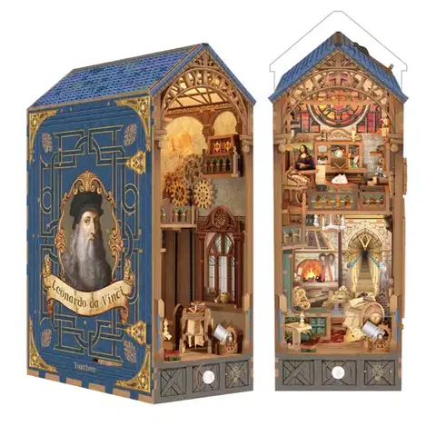 3D puzzle CENGO GmbH Book Nook - 3D Puzzle - Leonardo Da Vinci