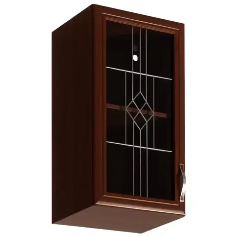 Kuchynské skrinky visiace Kuchynská skrinka Sycylia G40S L orech milano