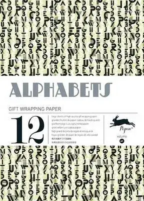Umenie - ostatné Alphabets gift wrap - Roojen van Pepin