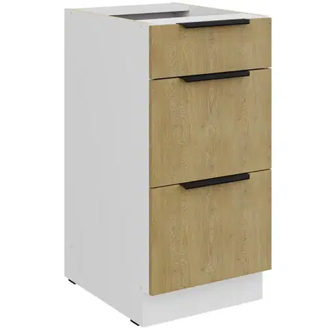 Kuchynské skrinky stojace Kuchynská skrinka Cremona Wh 40d 3s Bb