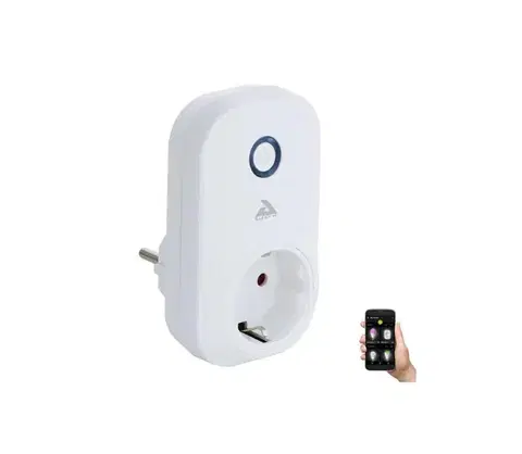 Predlžovacie káble Eglo 33237 - Inteligentná zásuvka Connect plug 2300W SCHUKO 33237