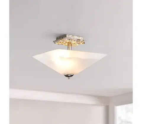 Svietidlá Elstead Flambeau STAR-F-S-DS - Stropné svietidlo STAR 2xE27/40W/230V zlaté STAR-F-S-DS
