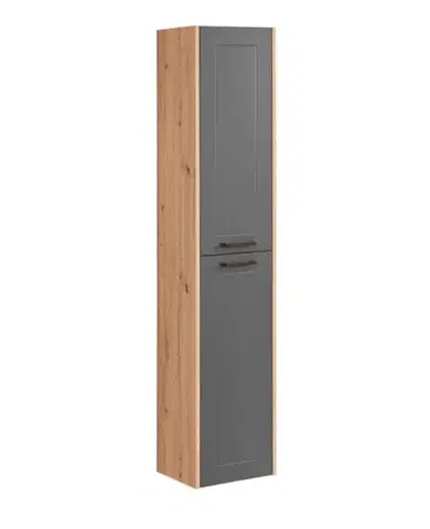 Skrinky do kúpeľne ArtCom Vysoká skrinka do kúpeľne MADERA Grey 800