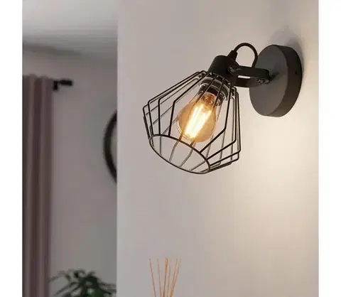 Svietidlá Eglo 98762 - Nástenné svietidlo TABILLANO 1xE27/40W/230V 98762