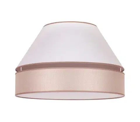 Svietidlá  - Stropné svietidlo AVIGNON 1xE27/15W/230V pr. 50 cm biela/béžová 602037