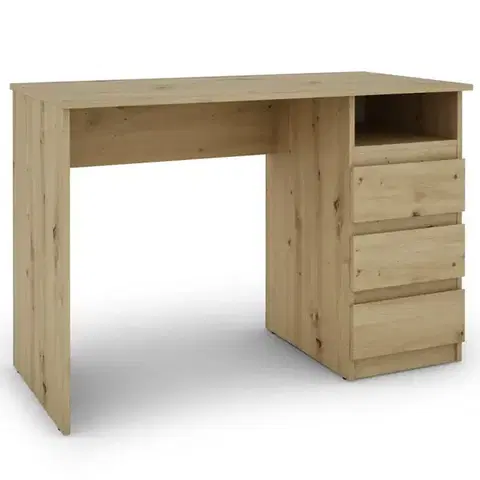 Písacie stoly Písací Stôl Hugo BR 3S artisan
