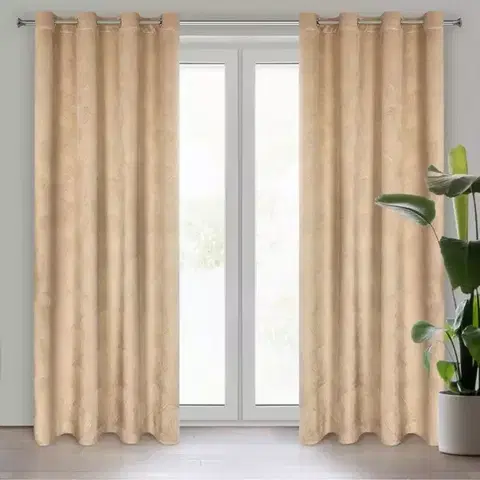 Závesy do spálne Záves PIER/GOJA 140X250 na priechodkách  383404