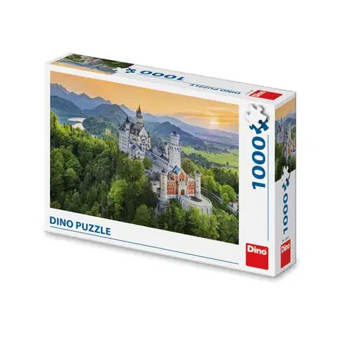 1000 dielikov Dino Toys Puzzle Jarný Neuschwanstein 1000 Dino