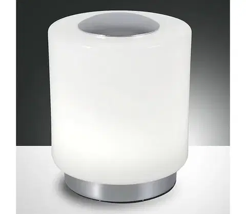 Lampy Fabas Luce 3257-30-138 - LED Stmievateľná stolná lampa SIMI LED/8W/230V strieborná 3257-30-138