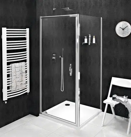 Sprchové dvere GELCO - SIGMA SIMPLY obdĺžniková sprchová zástena pivot dvere 800x700 L/P varianta, číre sklo GS1279GS3170