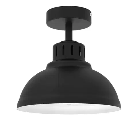 Svietidlá  Prisadený luster SVEN 1xE27/15W/230V čierna 9094