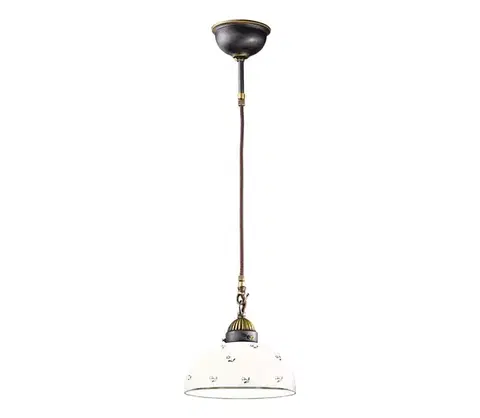 Svietidlá Kolarz 731.30.20 - Luster na lanku NONNA 1xE27/75W/230V pr. 20 cm zelená 731.30.20