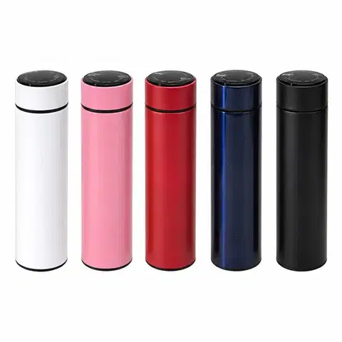 Termosky a termohrnčeky MAKRO - Termoska 500ml LED rôzne farby