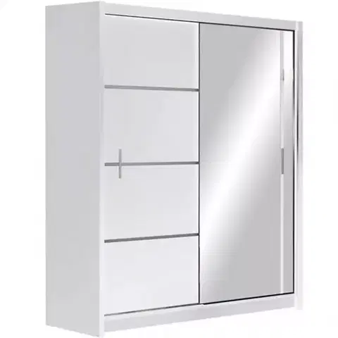Šatníkové skrine Skriňa Vista 150 cm zrkadlo