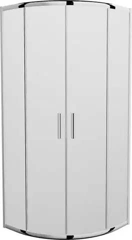 Sprchovacie kúty MEXEN - Rio štvrťkruhový sprchovací kút 90x90, mrazené sklo, chróm 863-090-090-01-30