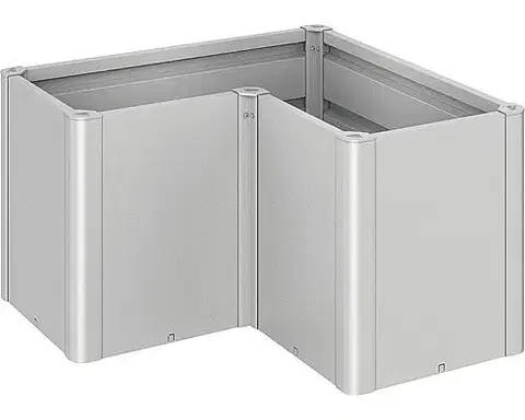 Truhlíky Biohort Hrantík BIOHORT Belvedere L 103 x 103 x 61 cm (strieborná metalíza)