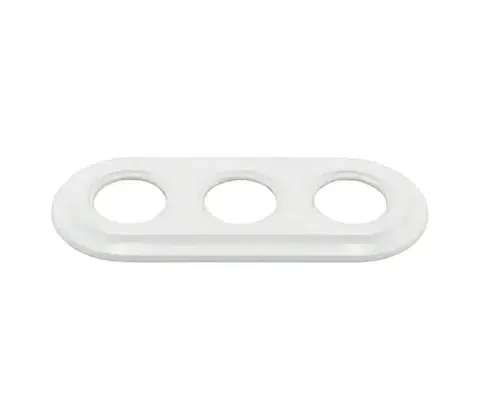 Predlžovacie káble Bohemia-Design - Trojitý porcelánový retro rámček, biely 12359366