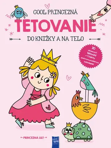 Pre deti a mládež - ostatné Tetovanie do knižky a na telo - Princezná Lily
