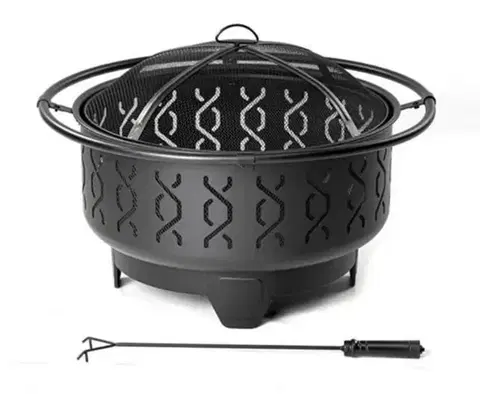 Ohniská GARDENKUS Ohnisko oceľové, kruhové, priemer 69cm, GARDENKUS
