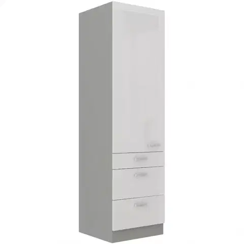Kuchynské skrinky stojace Kuchynská skrinka Bianka 60dks-210 1f3s