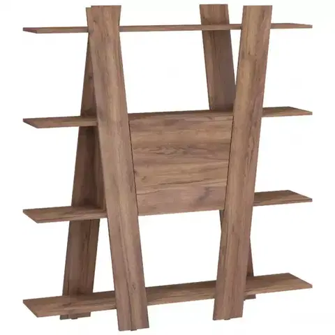 Regály Regál Via 140-2D Craft tobacco