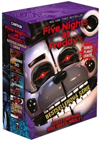 Fantasy, upíri Five Nights at Freddy's: BOX (Stříbrné oči, Znetvoření, Čtvrtá šatna) - Scott Cawthon,Kira,Jana Jašová,Michaela Karavarakis