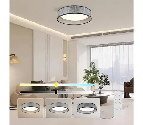 Svietidlá  NEO 07287L - LED+CCT stmievateľné stropné svietidlo LONA 36W/230V priemer 45,5 cm + diaľkový ovládač 07287L