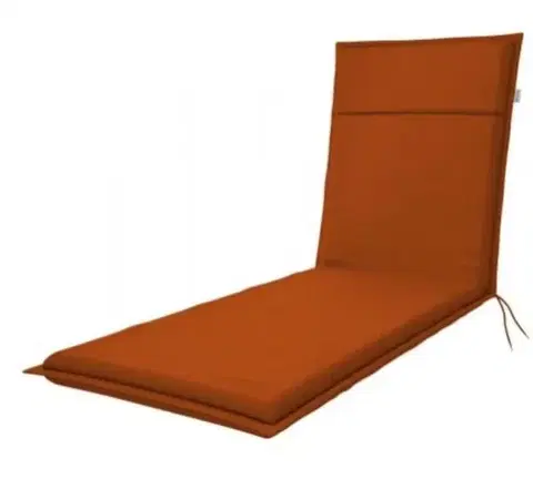 Polstre, sedáky a podušky Kinekus Poduška lehátko 195x60x4cm oranžová LIFE DOPPLER