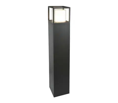 Záhradné lampy Searchlight 3843-900GY - LED vonkajšie svietidlo OHIO LED/10W/230V 3843-900GY