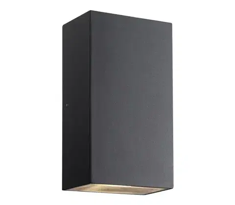 LED osvetlenie Nordlux - LED Vonkajšie nástenné svietidlo ROLD LED/10,5W/230V IP54 čierna 84151003