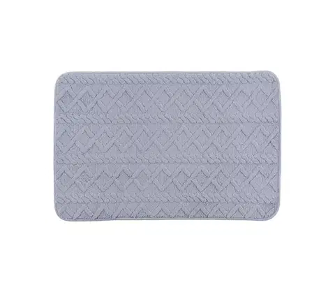 Svietidlá Multidecor Kúpeľňová predložka NEW STYLE 3D 60x90 cm sivá 508329