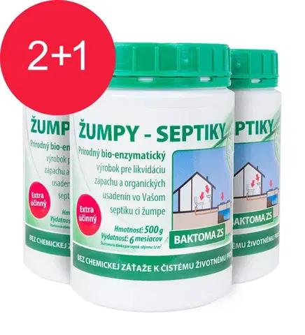 Upratovanie Baktérie do žumpy a septiku - Baktoma ZS 0,5kg