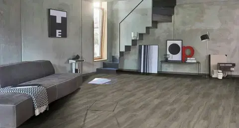 Basic 5.3 PARADOR Basic 5.3 SPC Dub pastelovo sivý kartáčovaná štruktúra 1743005