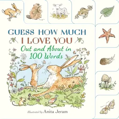 Leporelá, krabičky, puzzle knihy Guess How Much I Love You: Out and About in 100 Words - How Much I Love You