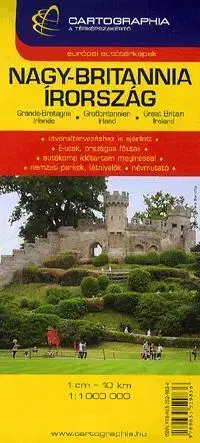 Geografia - ostatné Nagy-Britannia, Írország 1: 1 000 000 - Autóstérké - Kolektív autorov