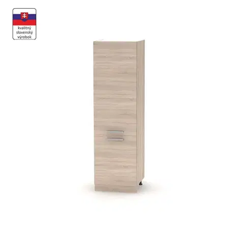 Kuchynské horné skrinky KONDELA Nova Plus NOPL-081-60 L potravinová skriňa dub sonoma