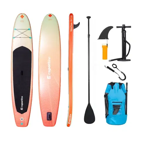 Paddleboardy Paddleboard s príslušenstvom inSPORTline WaveTeam 13'0" • 350l • do 200kg oranžová