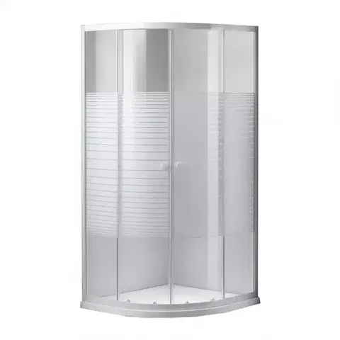 Sprchové kúty 90x90 Štvrťkruhový Sprchový kút Mavik 90/90/185