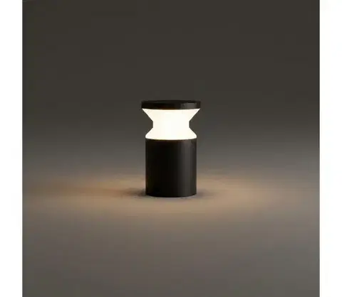 Záhradné lampy Ideal Lux - Vonkajšie svietidlo TORRE 1xE27/15W/230V 22 cm IP65 čierne 186979