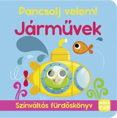Knižky do vane Pancsolj velem! Járművek - Színváltós fürdőskönyv