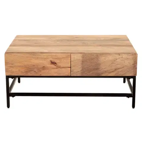 Konferenčné stolíky Konferenčný stolík Gita 90x40x60 indický masív mango