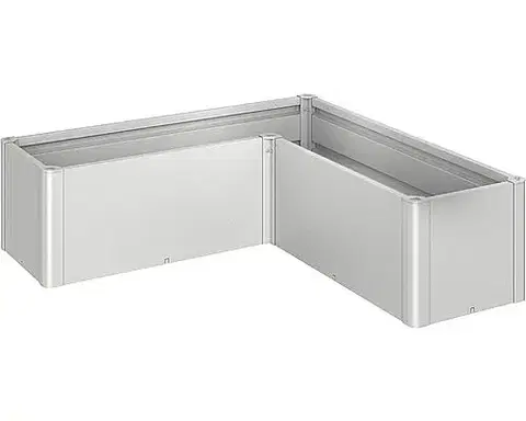 Truhlíky Biohort Hrantík BIOHORT Belvedere L 152 x 152 x 45 cm (strieborná metalíza)