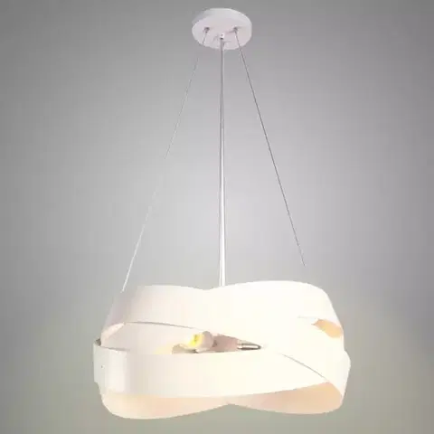 Moderné lampy do obývačky Luster Tornado 5010 H01 Biela Lw3