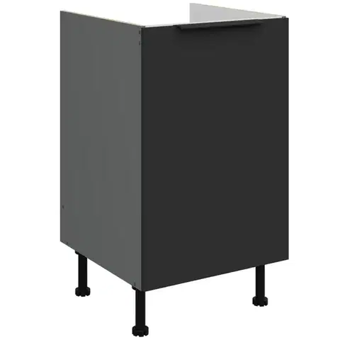 Kuchynské skrinky stojace Kuchynská skrinka Aria-Bl/Ant Anti Fingerprint 50zl 1f Bb