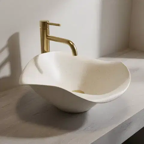 Umývadlá REA - Keramické umývadlo na dosku HM-35B Handmade ART REA-U1959