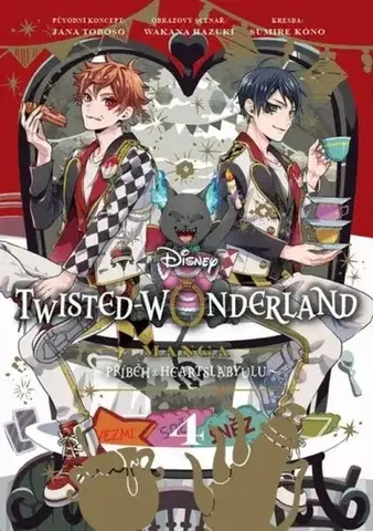 Manga Twisted Wonderland: Příběh z Heartslabyulu 4 - Yana Toboso,Wakana Hazuki,Sumire Kóno,Markéta Audy Masopustová