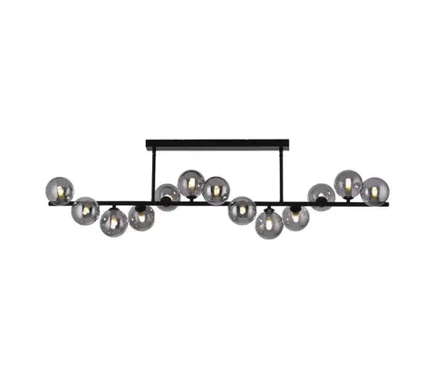 Svietidlá Schöner Wohnen 14505-18 - LED luster na tyči DUBAI 13xG9/3W/230V čierna/dymová 14505-18